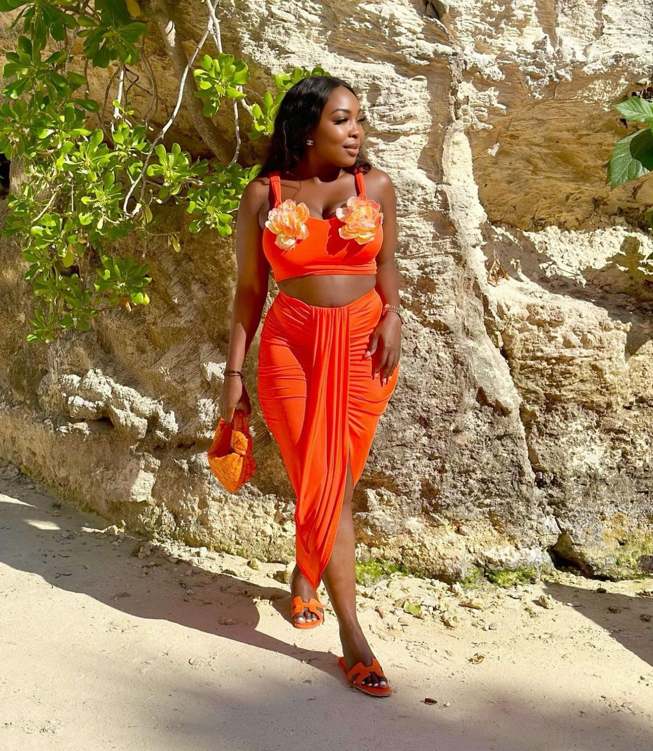 Hot Women's Dresses | Stylish Orange Dress for Women  sixteen47store