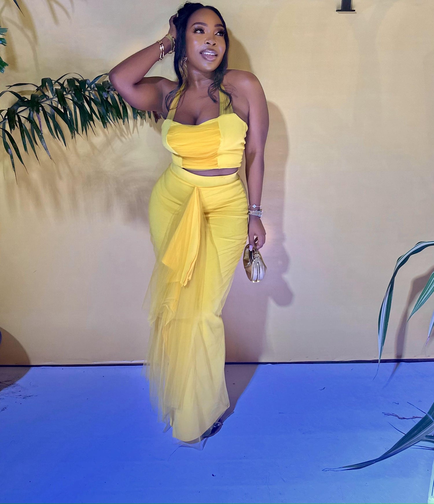 Stylish Yellow Outfit Hot Women Dress sixteen47store